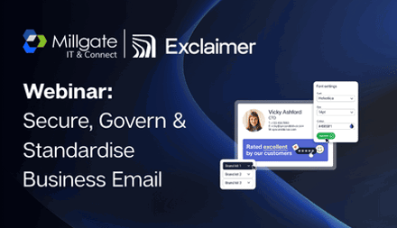 Exclaimer & Millgate Webinar Banner