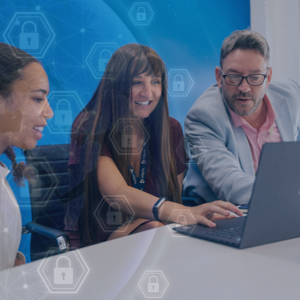 Millgate team members in a meeting discussing Cybersecurity Processes 